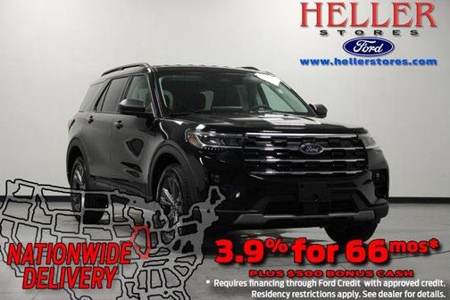 Agate Black Metallic 2026 Ford Explorer Active