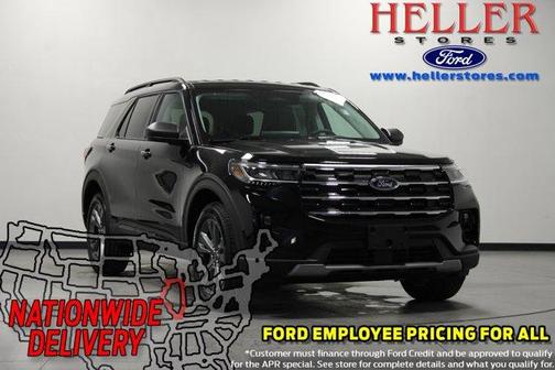 Agate Black Metallic 2026 Ford Explorer Active