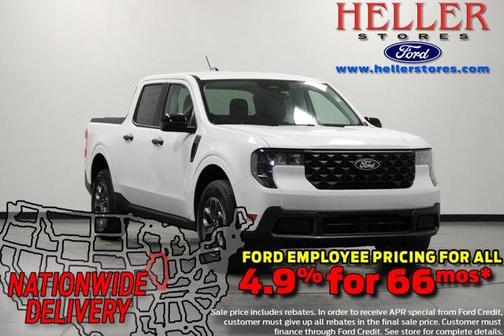 Oxford White 2025 Ford Maverick XLT