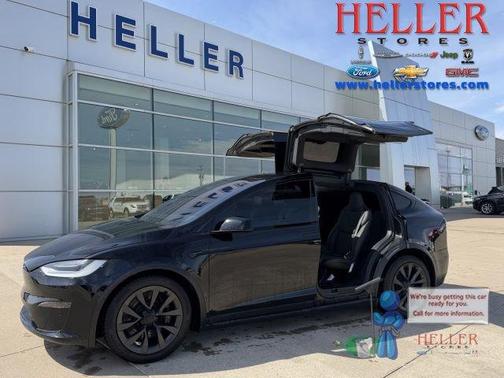 Black 2022 Tesla Model X Plaid