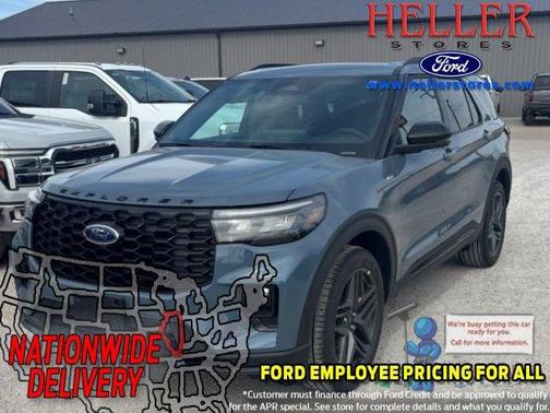 Vapor Blue Metallic 2026 Ford Explorer ST-Line