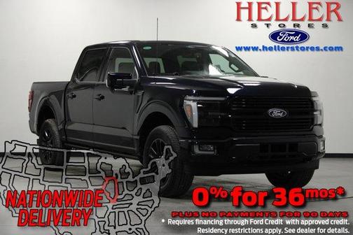 Antimatter Blue Metallic 2026 Ford F-150 Platinum