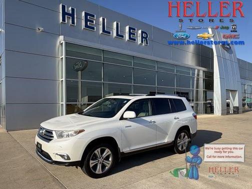 Blizzard Pearl 2013 Toyota Highlander Limited