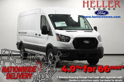 Oxford White 2026 Ford Transit-250 148 WB Medium Roof Cargo