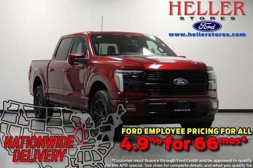 Ruby Red Metallic Tinted Clearcoat 2026 Ford F-150 Platinum