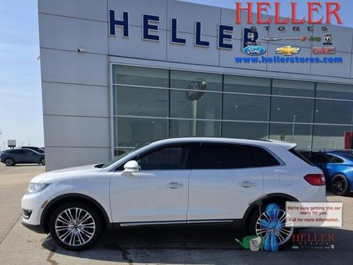 White 2016 Lincoln MKX Reserve