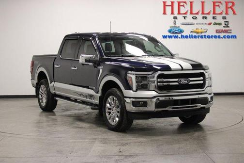 Antimatter Blue Metallic 2025 Ford F-150 Lariat