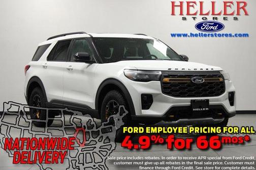 Star White 2026 Ford Explorer Tremor