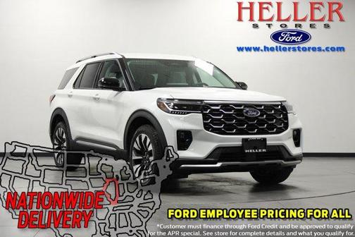 Star White 2026 Ford Explorer Platinum