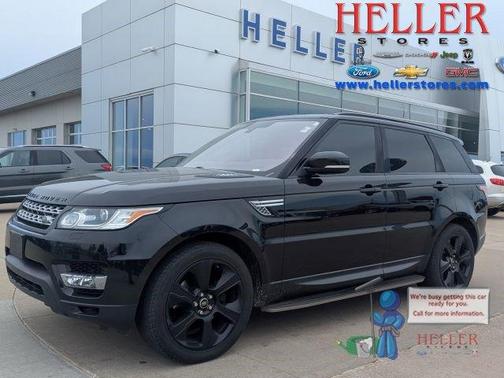 Santorini Black 2016 Land Rover Range Rover Sport 3.0L Turbocharged Diesel HSE Td6