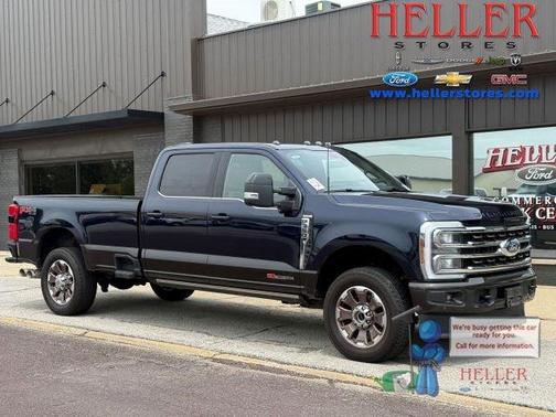 Antimatter Blue Metallic 2024 Ford F-350 King Ranch