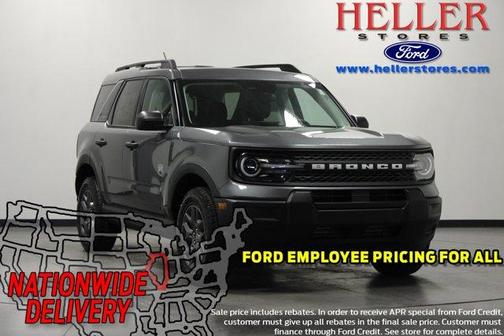 Carbonized Gray Metallic 2026 Ford Bronco Sport Big Bend