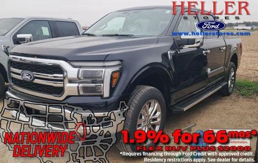 Antimatter Blue Metallic 2026 Ford F-150 Lariat