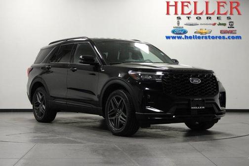 Black Metallic 2025 Ford Explorer ST-Line
