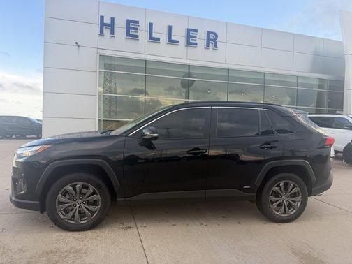 Midnight Black Metallic 2023 Toyota RAV4 Hybrid XLE Premium