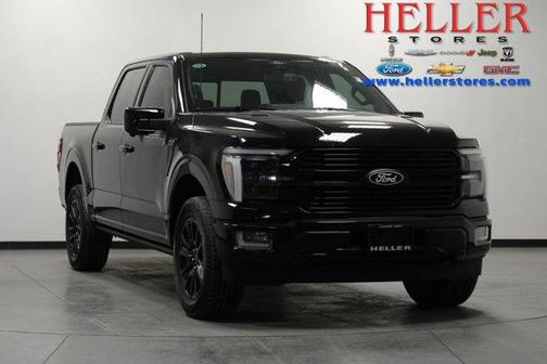 Agate Black Metallic 2025 Ford F-150 Platinum