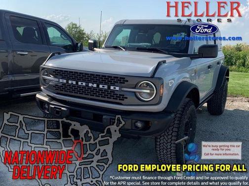 Avalanche Gray 2026 Ford Bronco Badlands