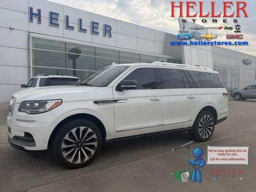 White Metallic 2024 Lincoln Navigator L Reserve