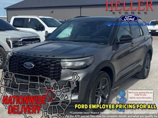 Carbonized Gray Metallic 2026 Ford Explorer ST-Line