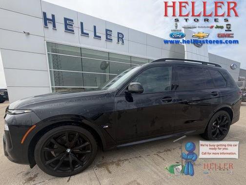 Black Sapphire Metallic 2024 BMW X7 M60i