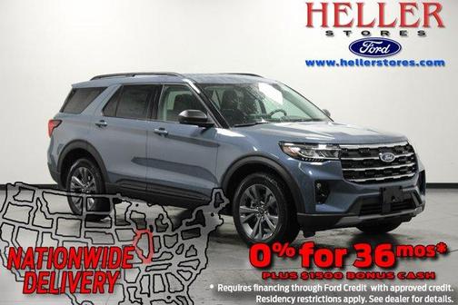Vapor Blue Metallic 2026 Ford Explorer Active