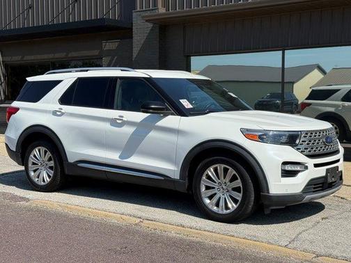 White Metallic 2020 Ford Explorer Limited