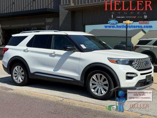 White Metallic 2020 Ford Explorer Limited