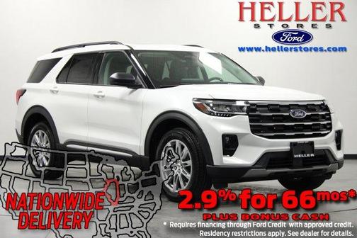 Star White 2025 Ford Explorer Active SUV