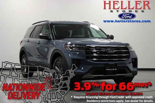 Medium Blue Metallic 2026 Ford Explorer Active