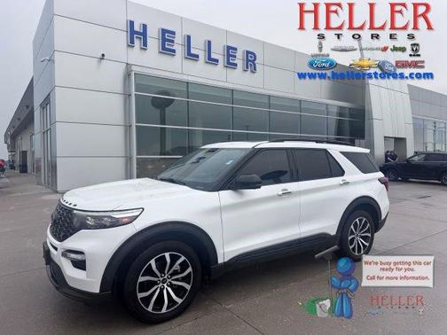 White Metallic 2020 Ford Explorer ST