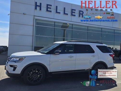 Oxford White 2018 Ford Explorer XLT