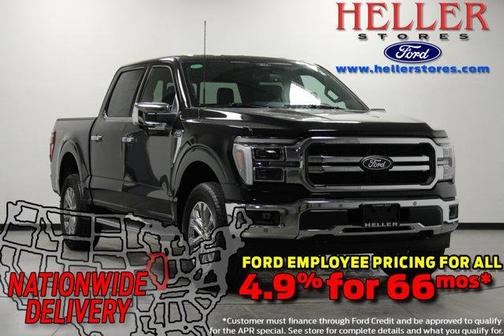 Agate Black Metallic 2026 Ford F-150 Lariat