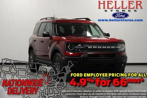 Ruby Red Metallic Tinted Clearcoat 2025 Ford Bronco Sport Big Bend SUV