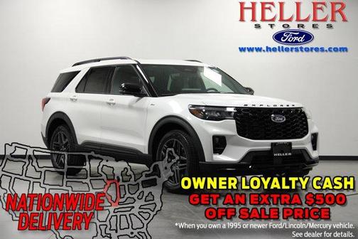 Star White 2026 Ford Explorer ST-Line