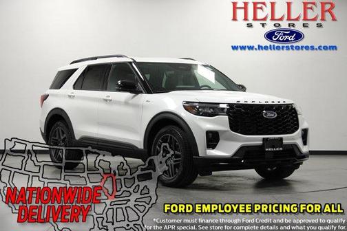 Star White 2026 Ford Explorer ST-Line