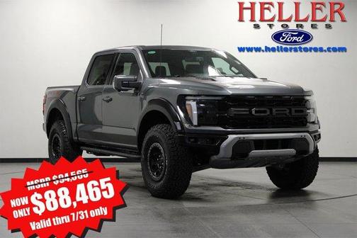 Carbonized Gray Metallic 2025 Ford F-150 Raptor