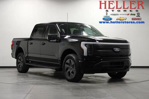 Black Metallic 2025 Ford F-150 Lightning Flash