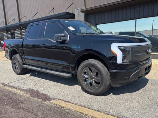 Black Metallic 2025 Ford F-150 Lightning Flash