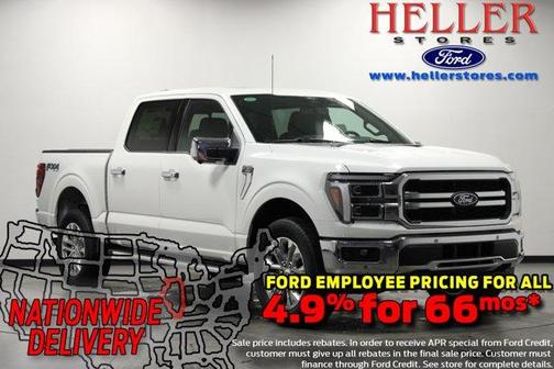 Star White 2026 Ford F-150 Lariat