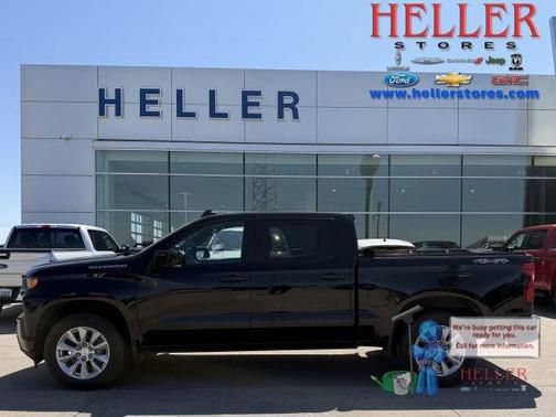 Black 2021 Chevrolet Silverado 1500 Custom