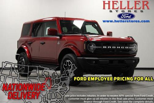 Ruby Red Metallic Tinted Clearcoat 2026 Ford Bronco Outer Banks