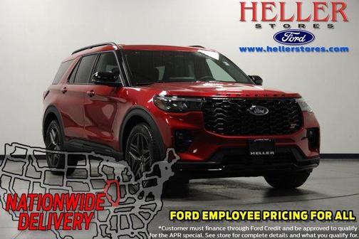Rapid Red Metallic Tinted Clearcoat 2026 Ford Explorer ST