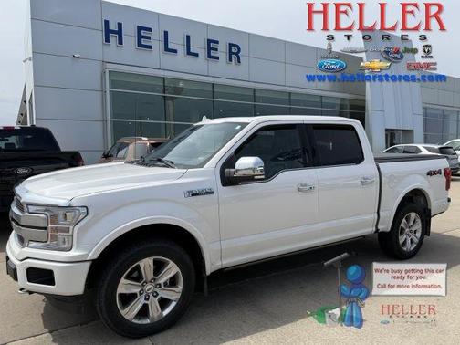 White Platinum Tri-Coat Metallic 2019 Ford F-150 Platinum