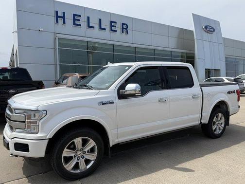 White Platinum Tri-Coat Metallic 2019 Ford F-150 Platinum