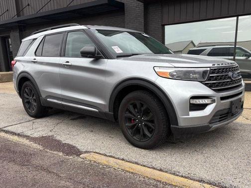 Silver 2020 Ford Explorer XLT