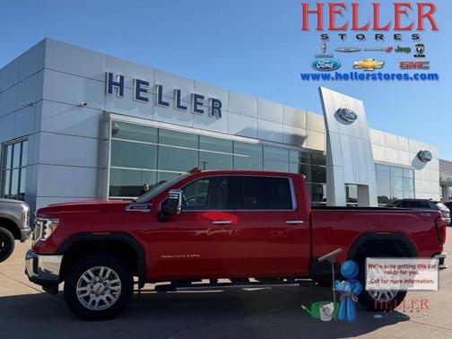 Cardinal Red 2021 GMC Sierra 3500 SLT
