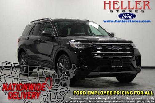 Agate Black Metallic 2026 Ford Explorer Active