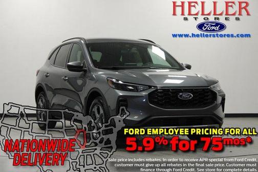 Carbonized Gray Metallic 2026 Ford Escape ST-Line