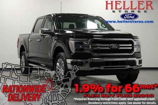 Agate Black Metallic 2026 Ford F-150 Lariat