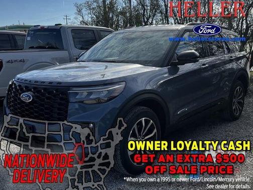 Vapor Blue Metallic 2026 Ford Explorer ST-Line